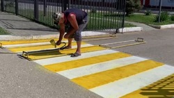 В Лиманском районе обновляют разметку  на дорогах 