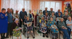 В Лиманском районе прошёл новогодний праздник для пожилых граждан в селе Зензели